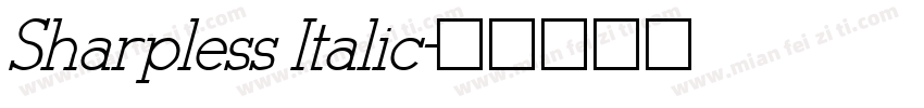 Sharpless Italic字体转换